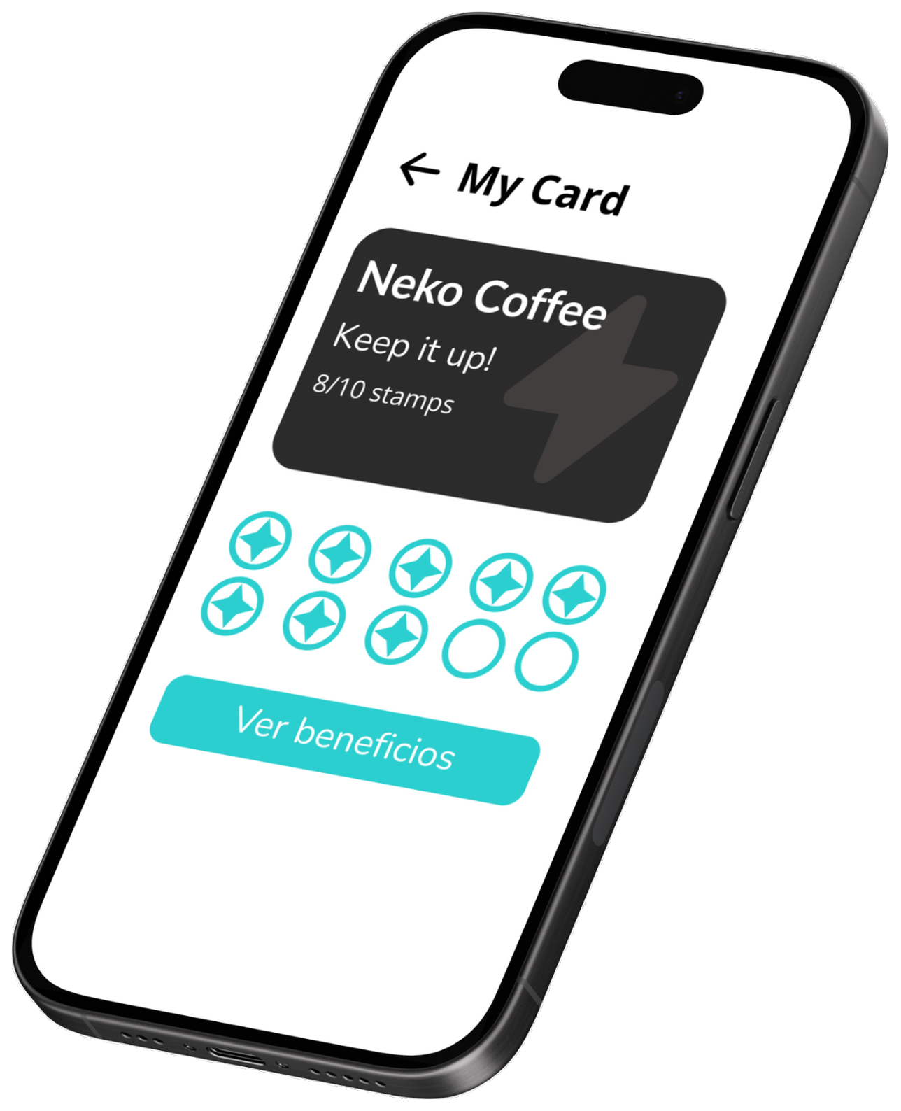 NekoCard loyalty card shown on a phone in Google Wallet